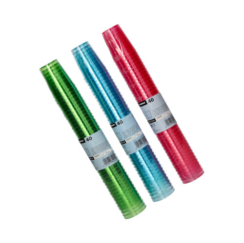 40 Gläser für Schnaps, PS 4 cl Ø 4,2 cm · 5,2 cm farbig sortiert 38400 Gläser für Schnaps, PS 4 cl Ø 4,2 cm · 5,2 cm farbig sortiert