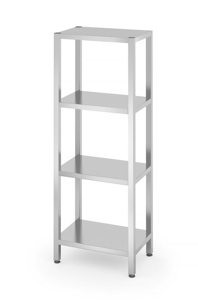 Lagerregal mit 4 Regalen – verschraubt, Kitchen Line, 1200x600x(H)1800mm