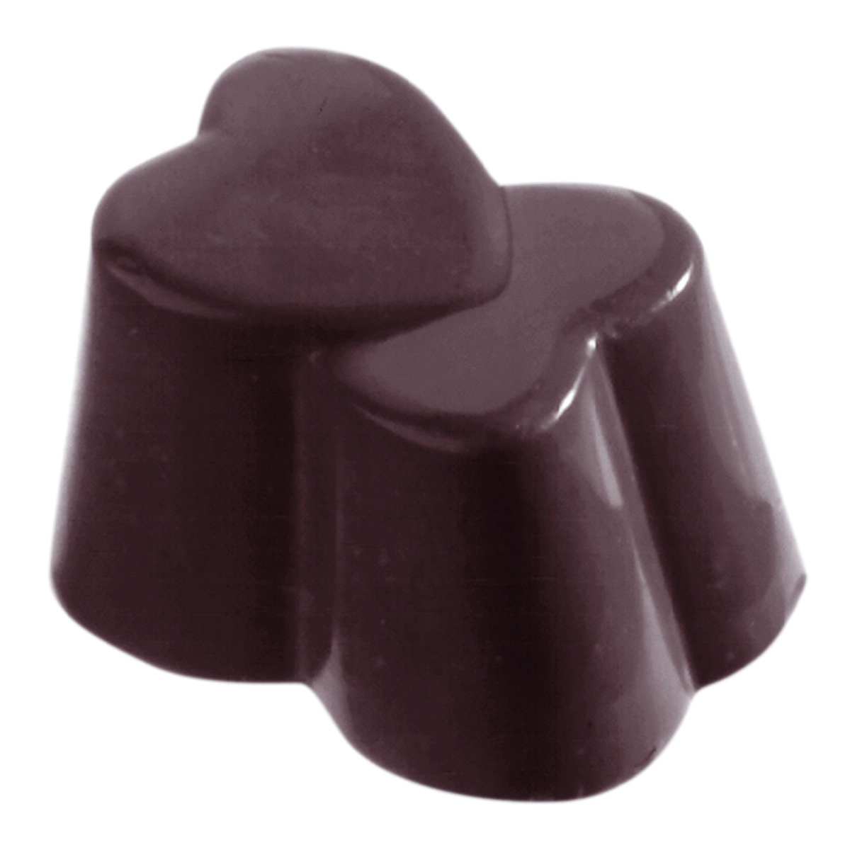 Schokoladen Form - Herz doppelt, Stückzahl: 3 x 8 Schokoladen Form - Herz doppelt, Stückzahl: 3 x 8