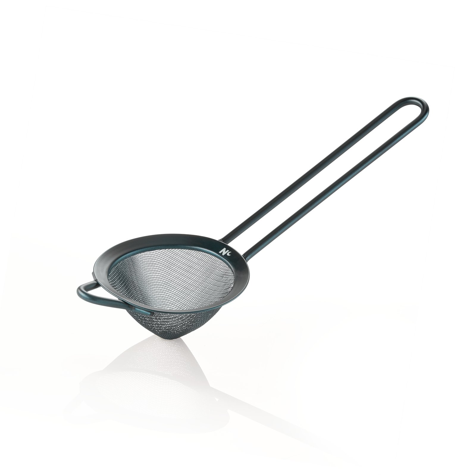 Feinmaschiges Sieb NOCTURN, Ø 9 cm, 25,5 cm, blau matt