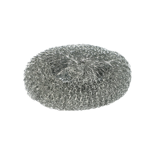 10 Topfreiniger, Draht rund Ø 12 cm · 3 cm silber , kratzend 1750 Topfreiniger, Draht rund Ø 12 cm · 3 cm silber , kratzend