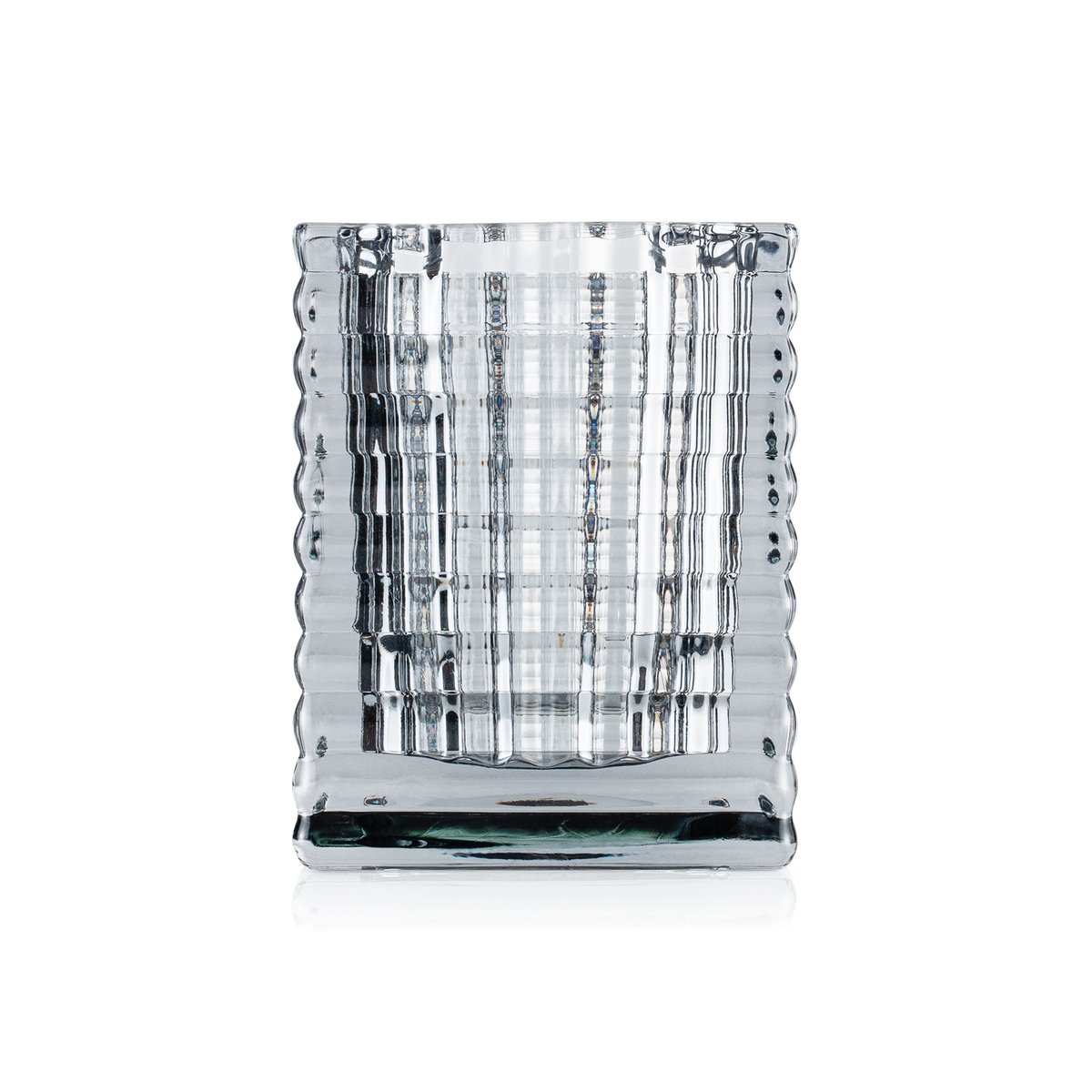 Cube Smoke Grey YUYU, 7,5 x 7,5 x 9,5 cm Cube Smoke Grey YUYU, 7,5 x 7,5 x 9,5 cm