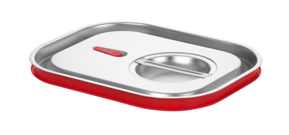 Gastronorm-Deckel mit Silikonrand, HENDI, Kitchen Line, GN 1/9, 156x142mm