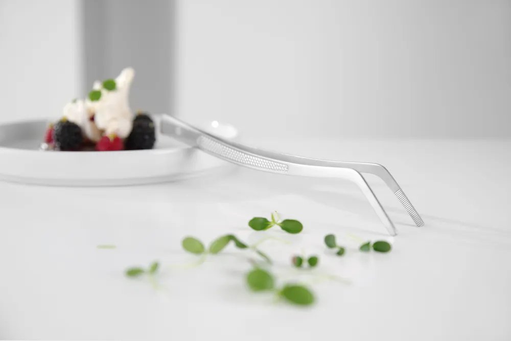 Pinzette, geschwungen, (L)240mm