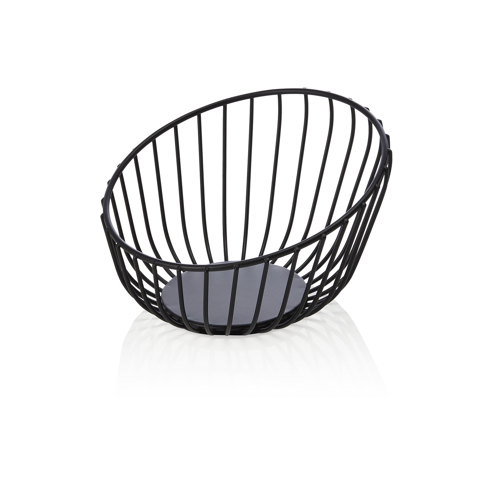 Buffetkorb, Ø 16 cm, Höhe 9,5 cm, schwarz pulverbeschichtet, Metall Buffetkorb, Ø 16 cm, Höhe 9,5 cm, schwarz pulverbeschichtet, Metall