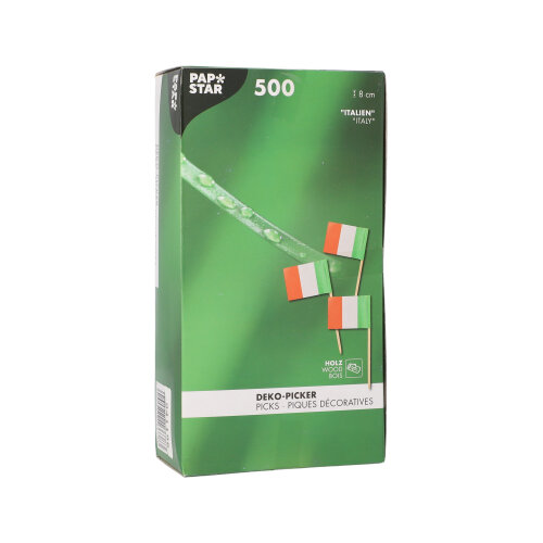 5000 Deko-Picker 8 cm "Italien" 375000 Deko-Picker 8 cm "Italien"