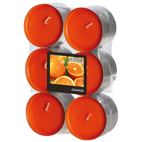Flavour by GALA Maxi Duftlichte Ø 58 mm · 24 mm orange - Orange