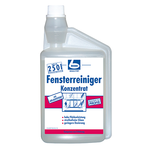 Dr. Becher Fensterreiniger Konzentrat 1 l Dosierflasche Dr. Becher Fensterreiniger Konzentrat 1 l Dosierflasche
