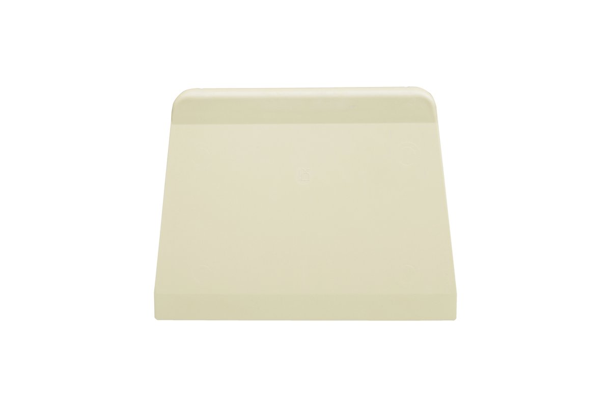 Teigschaber elfenbein, ABS 125 x 100 x 5 mm