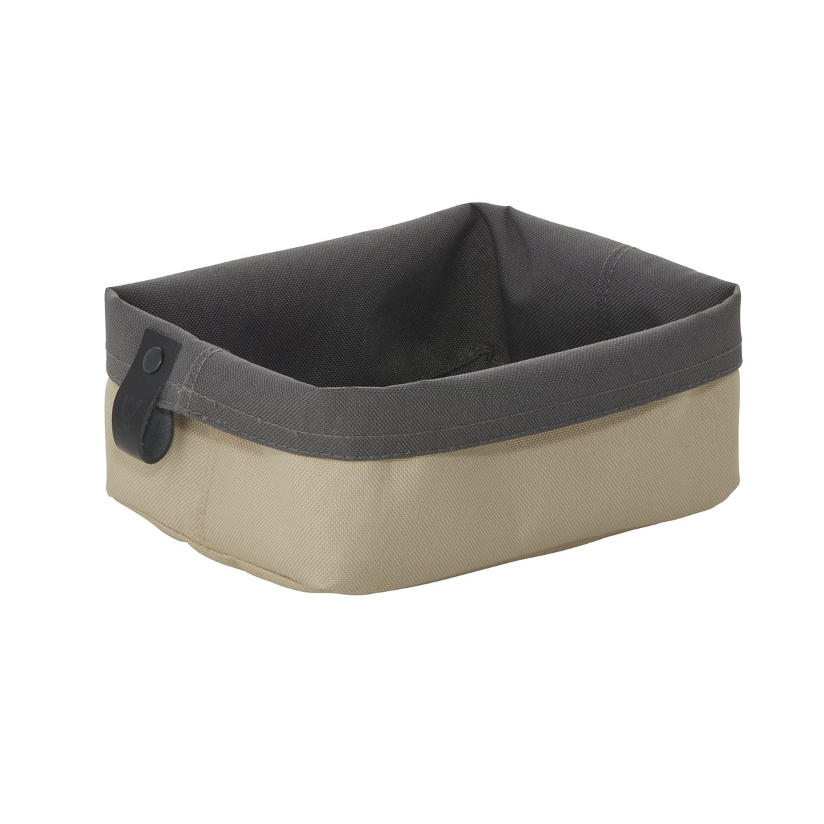 Brottasche FLIP TETRON, 20 x 14 x 9 cm, light grey/light khaki, Tetron
