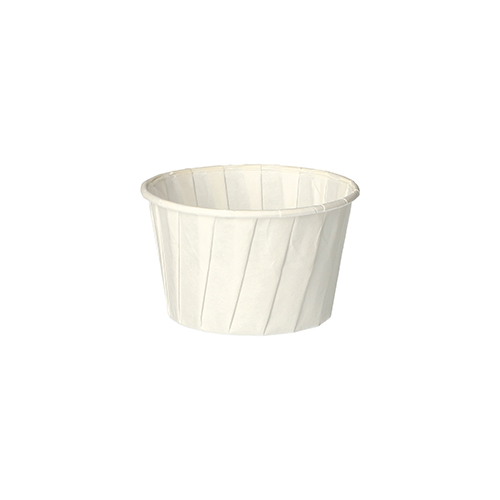 36000 Dressingbecher, Papier "pure" rund 90 ml Ø 6,6 cm · 4,2 cm weiss