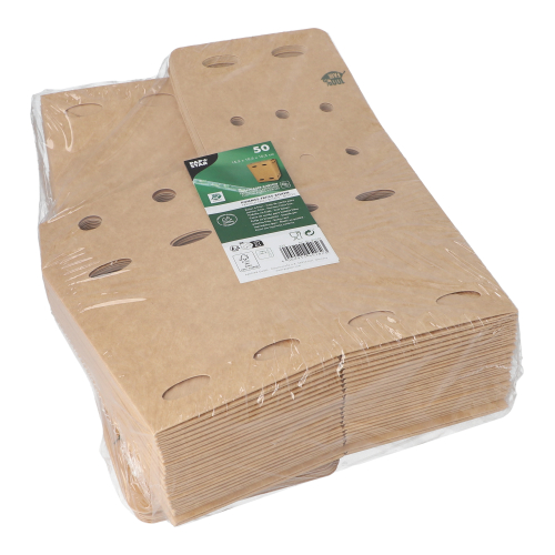 4800 Pommes-Frites-Boxen, Pappe "pure" 15 cm x 10,5 cm x 10,5 cm braun "100% Fair" klein