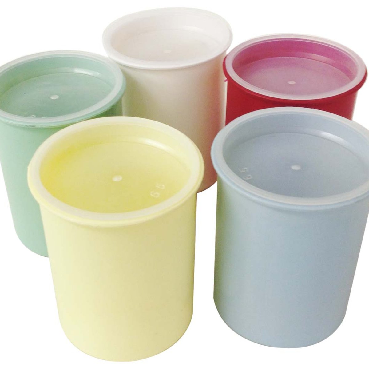 Steamblend Portionsbecher-Set 50 Stück | wiederverwendbar | mehrfarbig