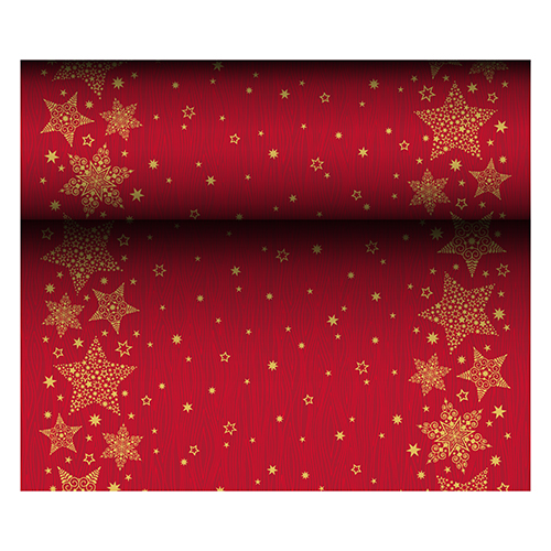 1 Tischläufer, stoffähnlich, Airlaid 24 m x 40 cm "Christmas Shine" 180 Tischläufer, stoffähnlich, Airlaid 24 m x 40 cm "Christmas Shine"
