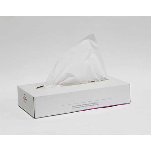 64000 Kosmetiktücher 20 cm x 21 cm hochweiss "akito" 2-lagig