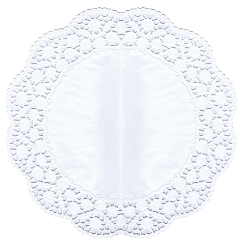 6 Tortenspitzen rund Ø 36 cm weiss 22500 Tortenspitzen rund Ø 36 cm weiss