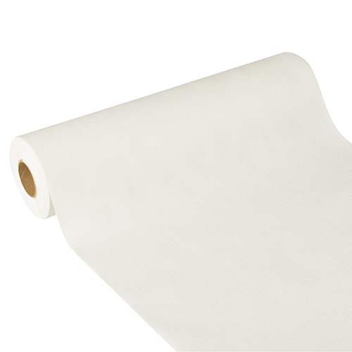 112 Tischläufer, stoffähnlich, Vlies "soft selection plus" 24 m x 40 cm weiss