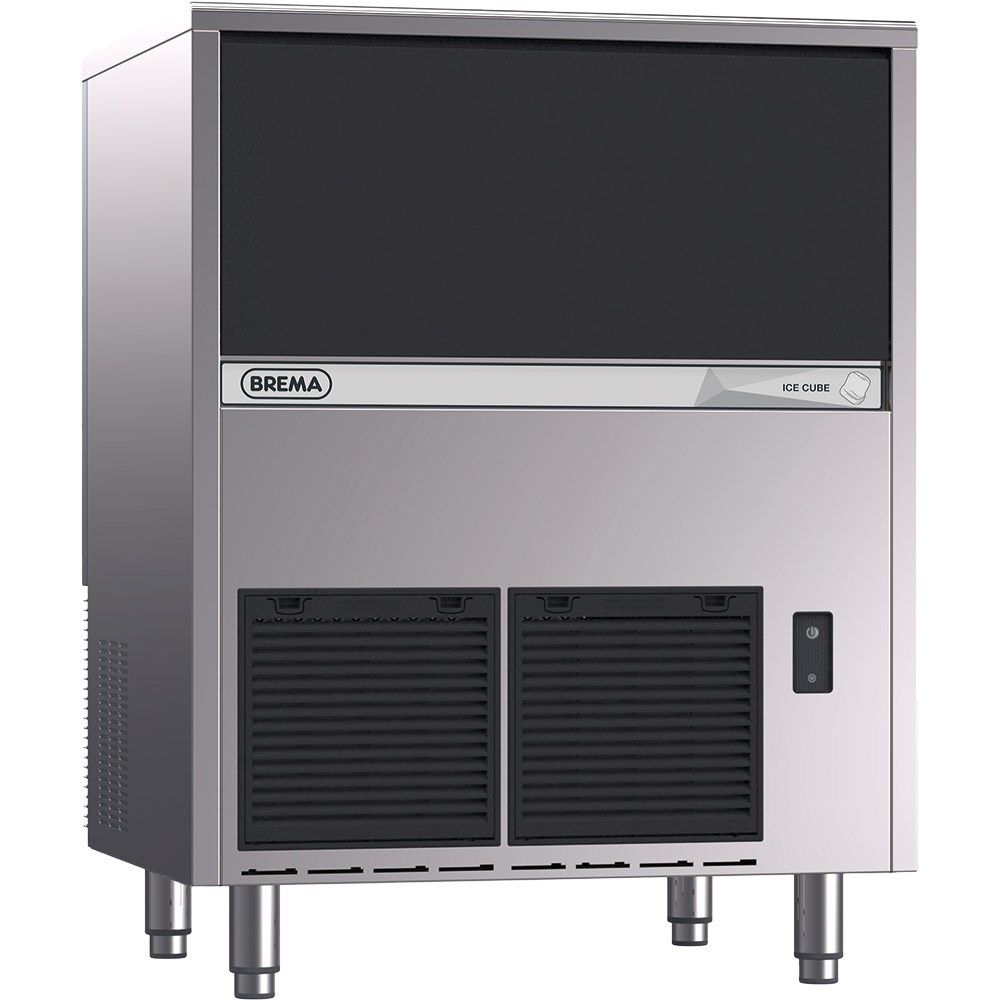BREMA Eiswürfelbereiter wassergekühlt, 72kg/24h, Abmessung 738 x 600 x 1030 mm (BxTxH) BREMA Eiswürfelbereiter wassergekühlt, 72kg/24h, Abmessung 738 x 600 x 1030 mm (BxTxH)
