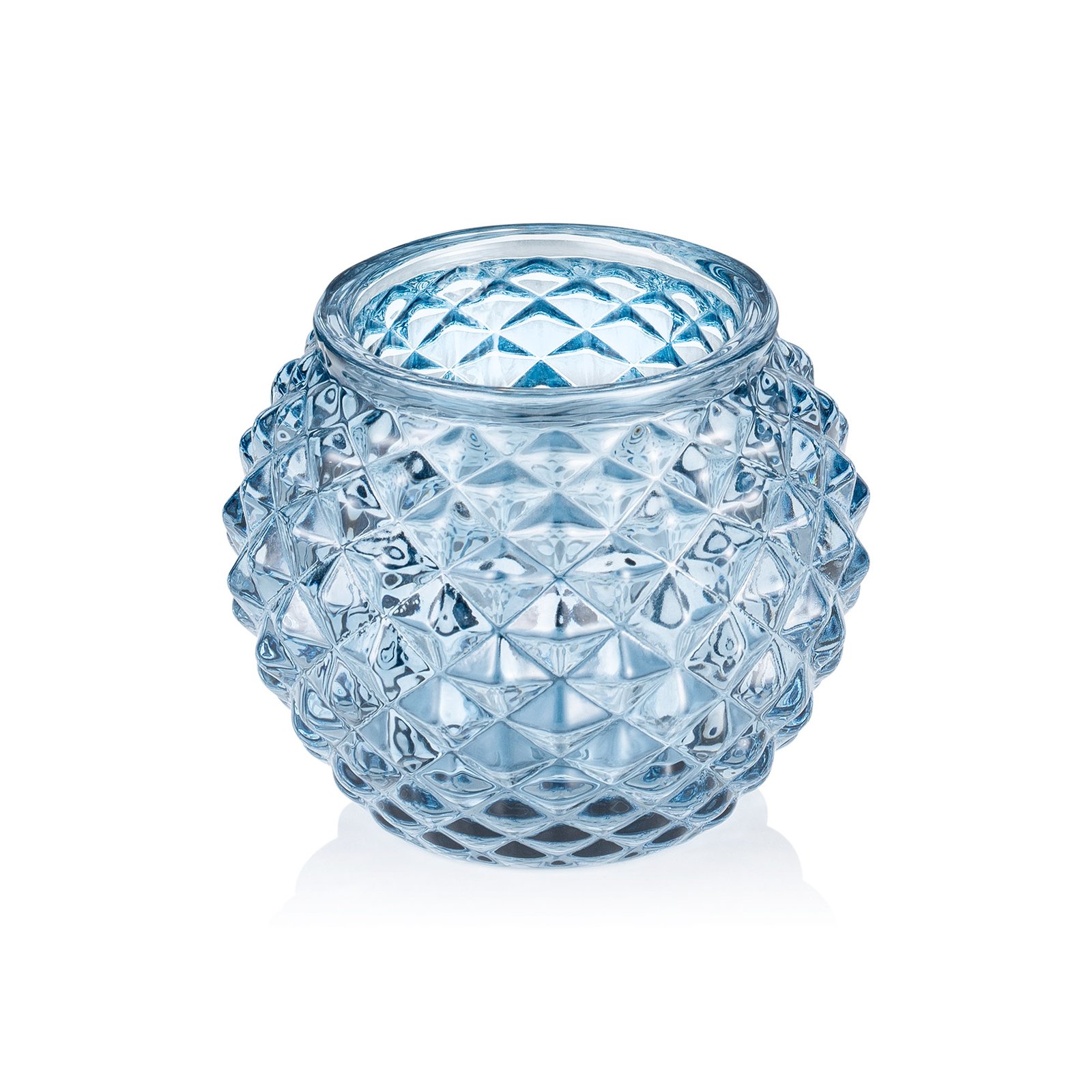 Ball Steel Blue YUYU, Ø 7,5 cm, Höhe 6 cm