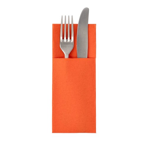 18000 Servietten "ROYAL Collection" 40 cm x 30 cm nektarine mit Besteckfalz