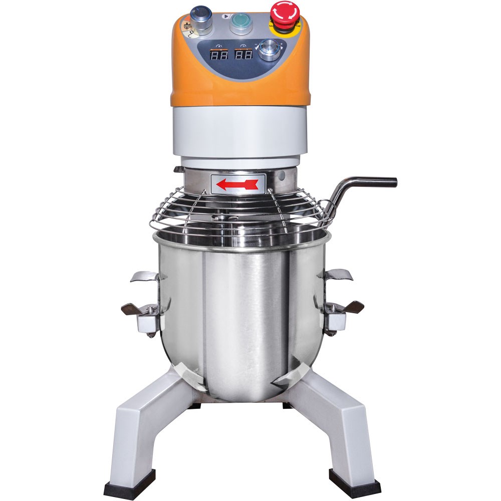 Multifunktionaler Planetenmixer, 10 L, 52-500 U/min., 420x510x720 mm (BxTxH), 0,75 kW Multifunktionaler Planetenmixer, 20 L, 60-503 U/min, 490x600x820 mm (BxTxH), 1,1 kW