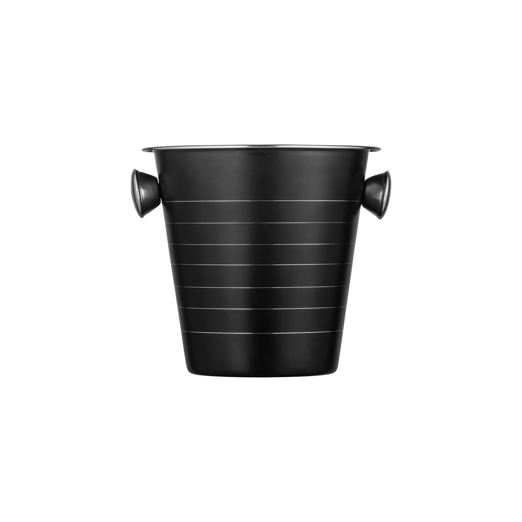 Flaschenkühler 4,5 L, Ø 21,5 cm, (H) 20 cm, Pulverbeschichtet, schwarz