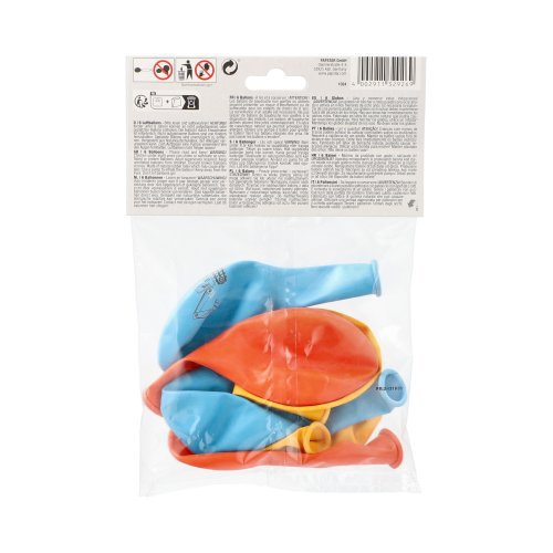 6 Luftballons Ø 29 cm farbig sortiert "Construction Vehicles" 20160 Luftballons Ø 29 cm farbig sortiert "Construction Vehicles"