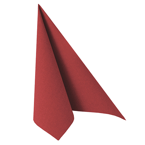 12000 Servietten "ROYAL Collection" 1/4-Falz 40 cm x 40 cm bordeaux