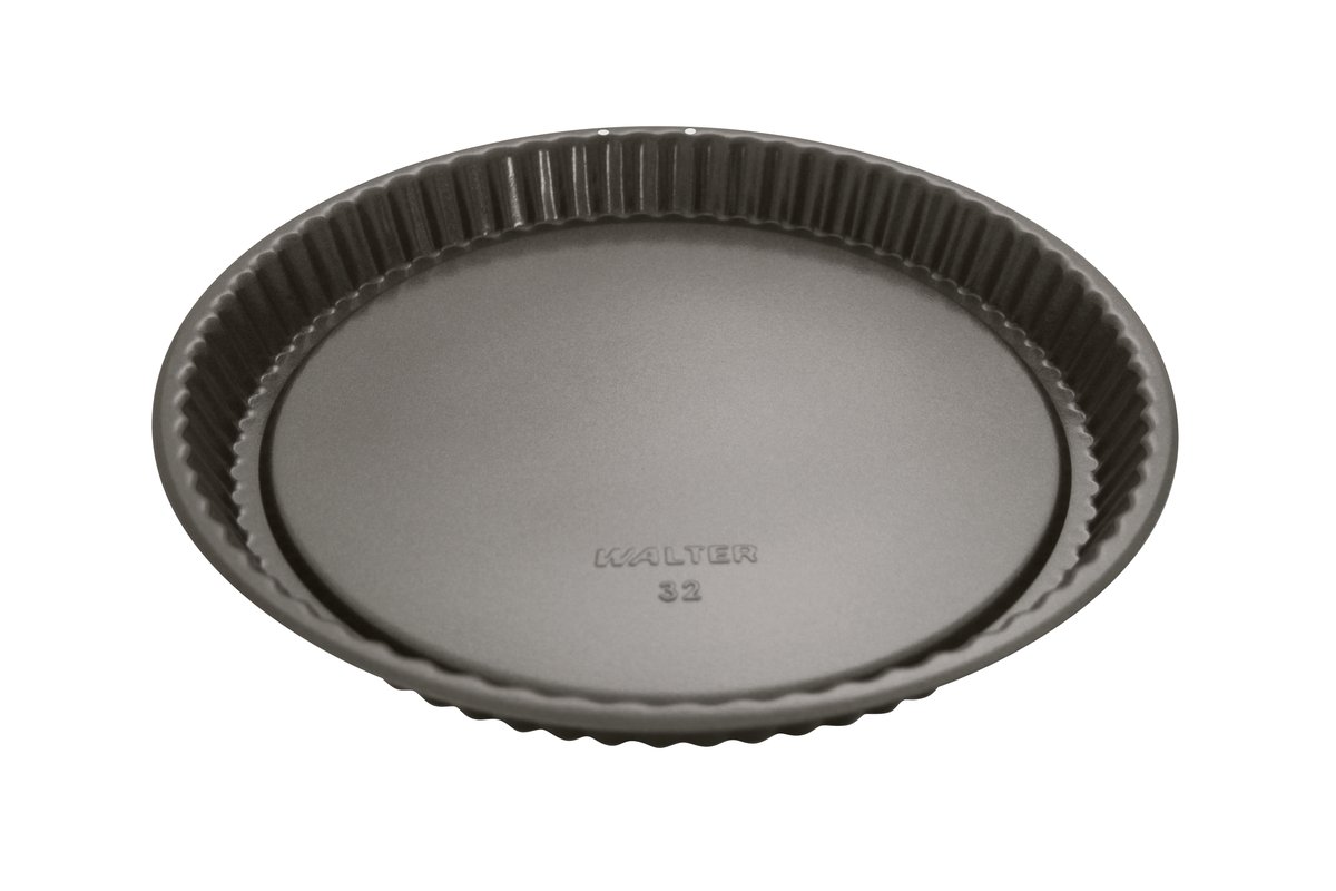 Obsttortenform mit geripptem Rand 320 mm Obsttortenform mit geripptem Rand 320 mm