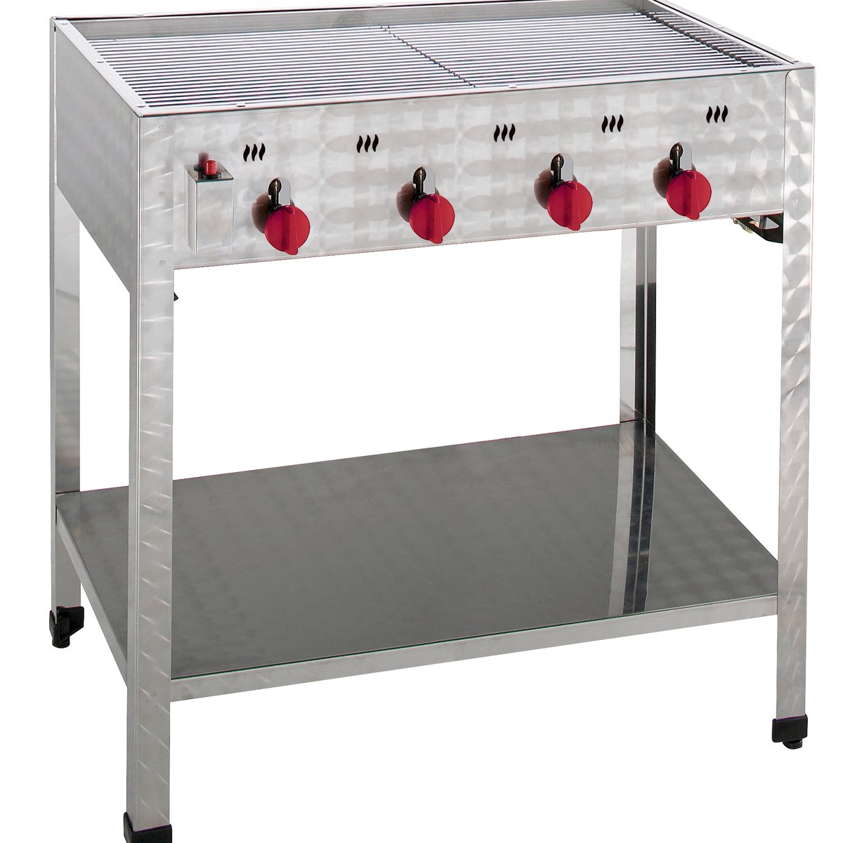 Gas-Kombi-Standbräter 4 4 Brenner