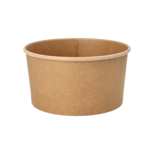 3000 Salatschalen, Pappe rund 1000 ml Ø 15 cm · 7,5 cm braun