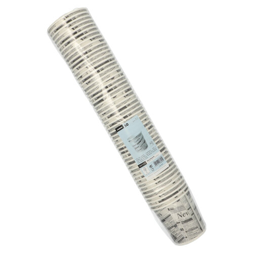 50 Snackbecher, Pappe "To Go" rund 470 ml Ø 9,9 cm · 9,9 cm "Newsprint" 5500 Snackbecher, Pappe "To Go" rund 470 ml Ø 9,9 cm · 9,9 cm "Newsprint"