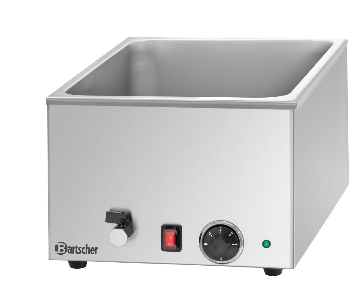 Bain Marie, 1/1 GN, 150mm, mit Hahn