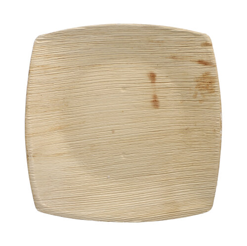 2800 Teller, Palmblatt "pure" 20 cm x 20 cm natur "QUADRATO"