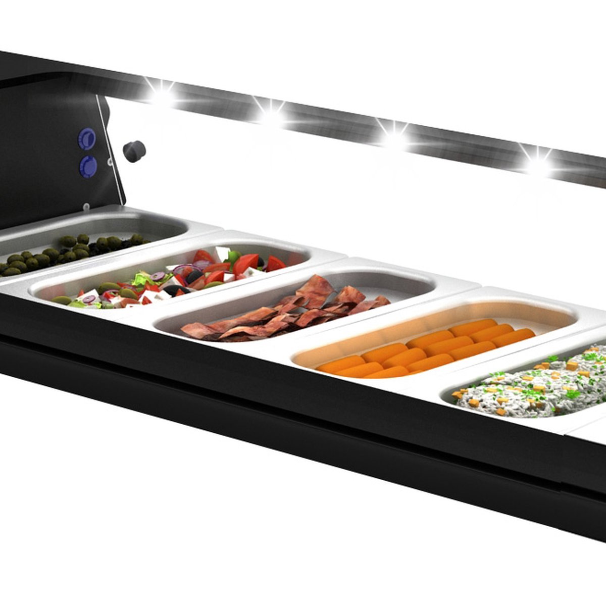 Royal Cooling Tapas 6 Kompressor links 6x GN 1/3 x 40 mm Royal Cooling Tapas 6 Kompressor links 6x GN 1/3 x 40 mm