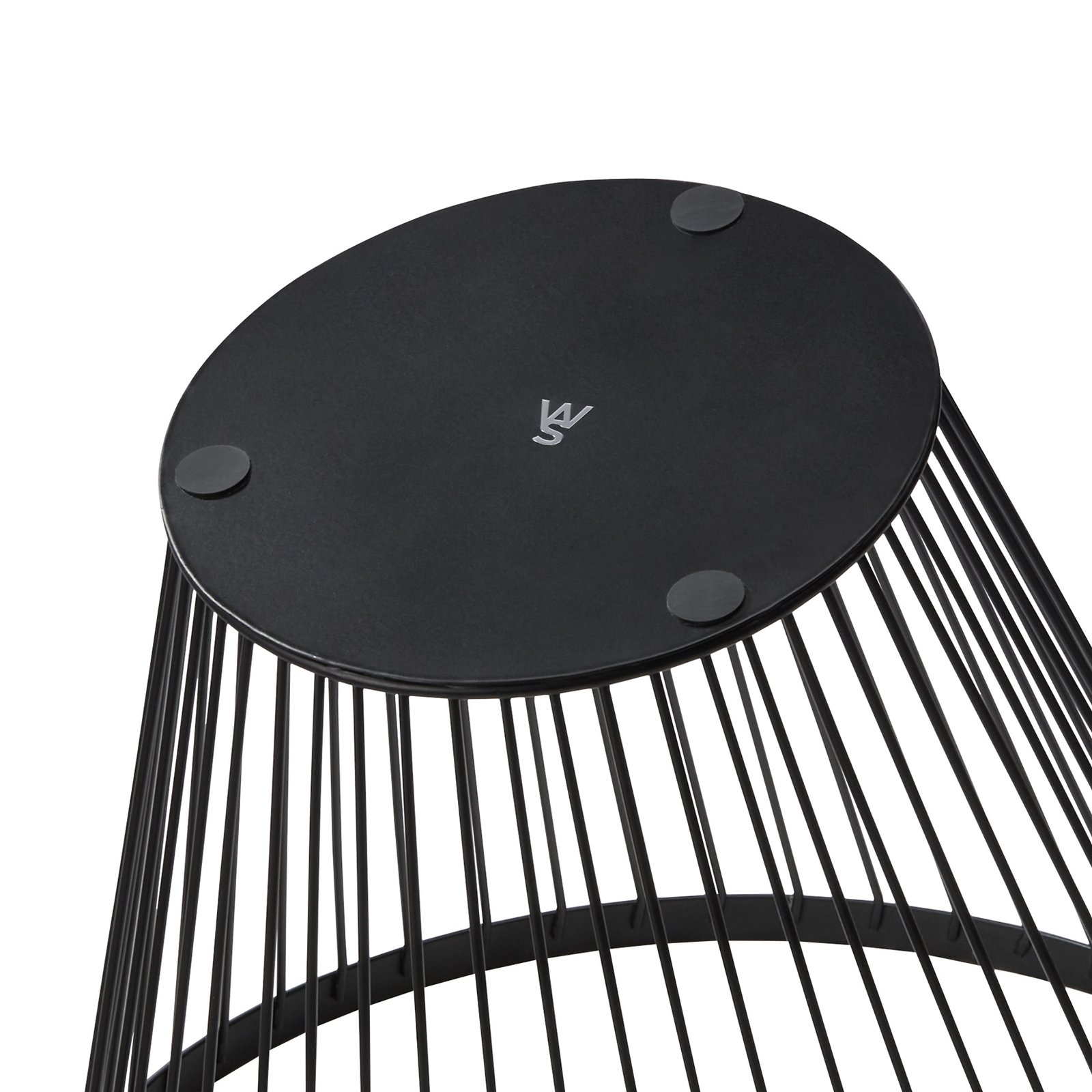 Buffetkorb, Ø 28 cm, Höhe 26,5 cm, schwarz pulverbeschichtet, Metall Korb, Ø 28 cm, Höhe 16,5 cm, schwarz pulverbeschichtet, Metall