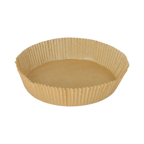 12960 Backpapierzuschnitte Ø 21 cm · 5 cm braun für Heißluftfritteusen