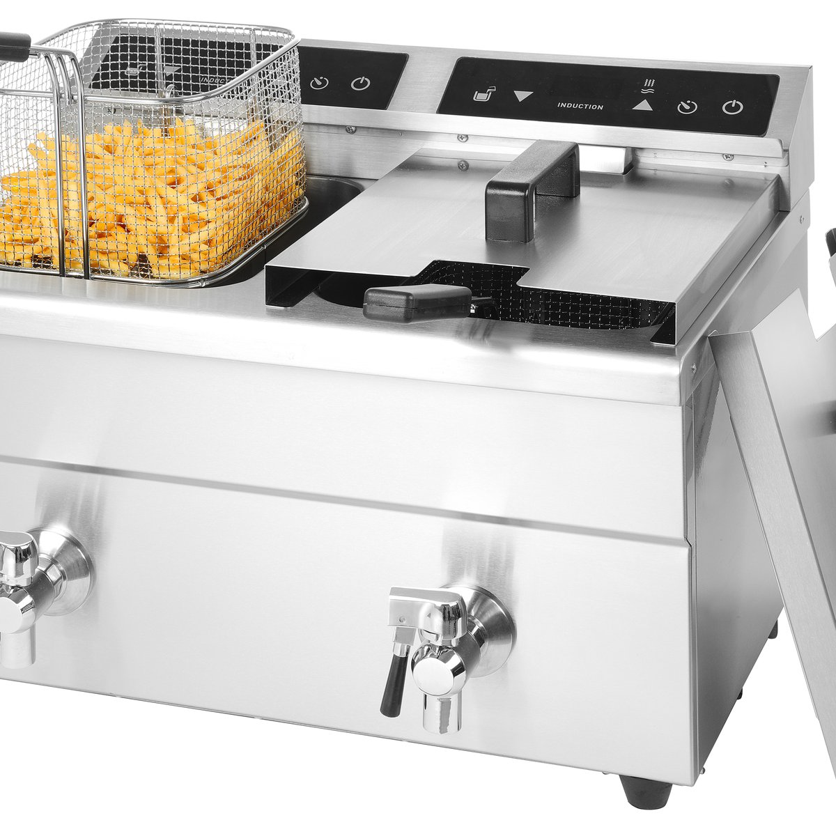 Induktionsfritteuse 2x 8 Liter Induktionsfritteuse 2x 8 Liter