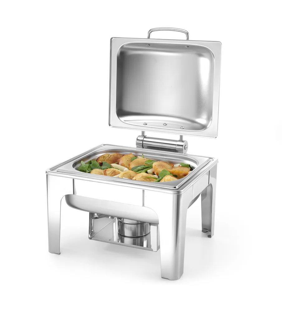 Chafing Dish GN 1/2, Satiniert, Profi Line, 4L, 365x370x(H)280mm Chafing Dish GN 1/2, Satiniert, Profi Line, 4L, 365x370x(H)280mm