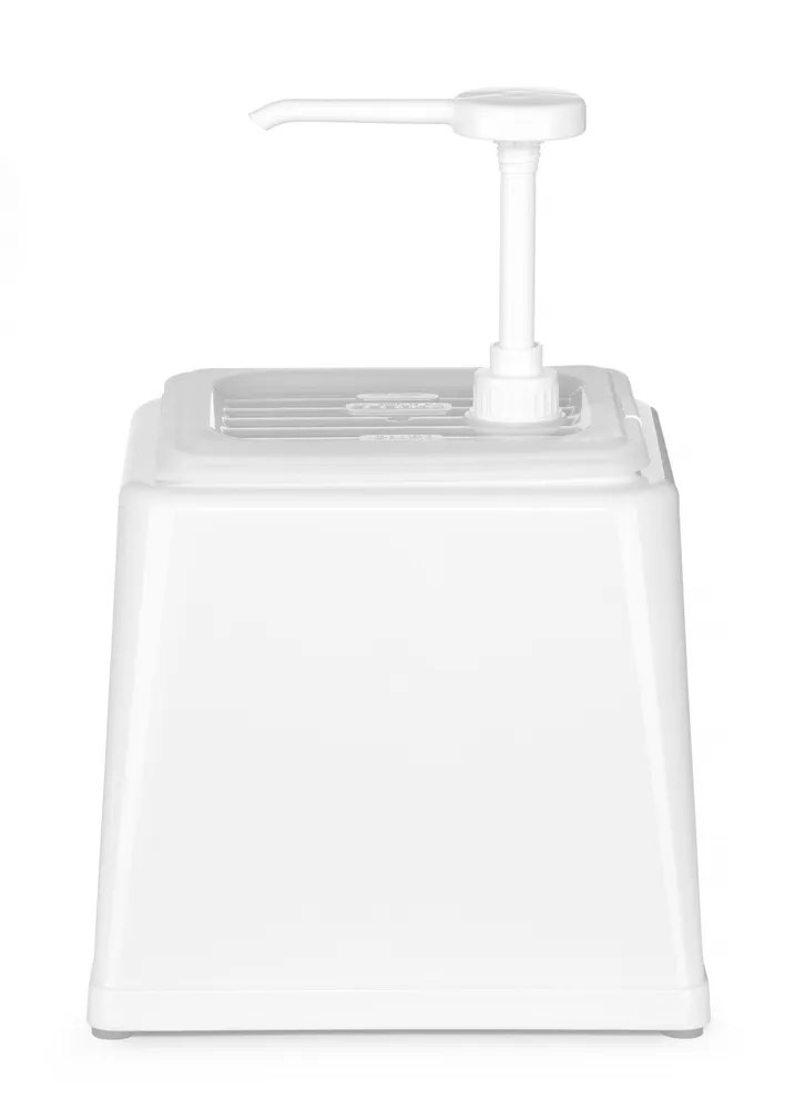 Pump-Saucenspender, 2,5L, Weiß, 230x210x(H)327mm