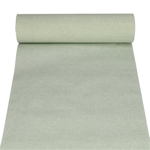 112 Tischläufer, stoffähnlich, PV-Tissue Mix "ROYAL Collection" 24 m x 40 cm jadegrün "Textile"