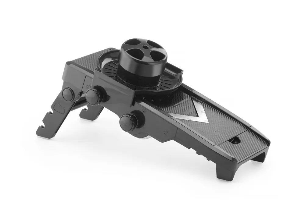 Mandoline V-förmig, Schwarz, 130x335x(H)75mm Mandoline V-förmig, Schwarz, 130x335x(H)75mm