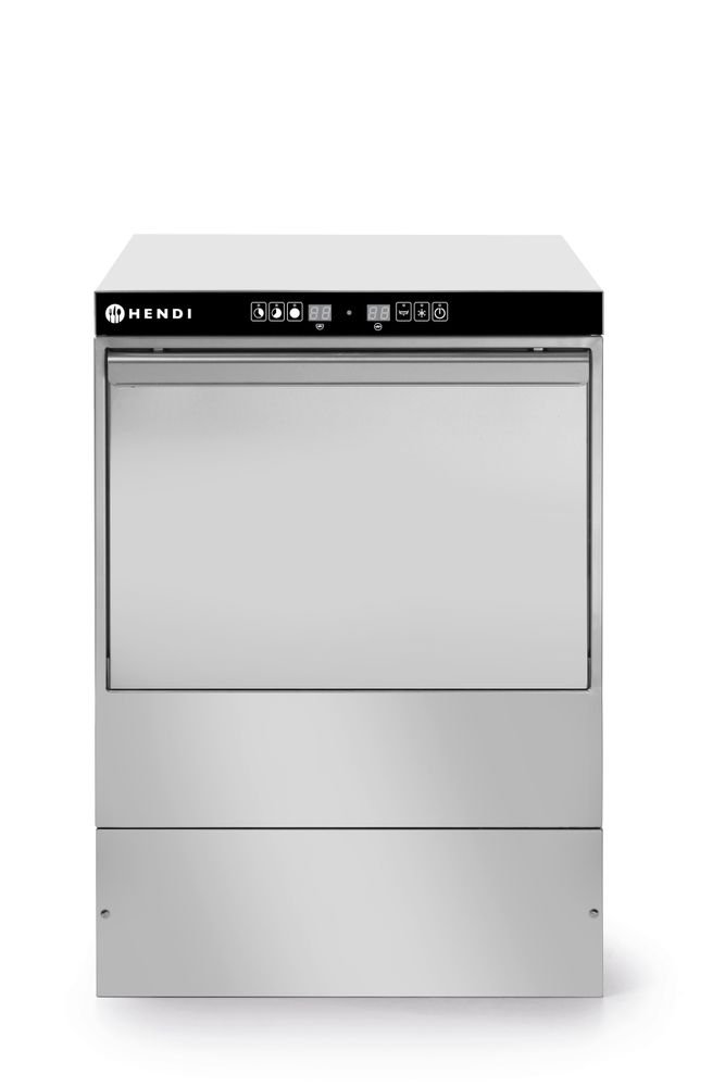 Geschirrspüler 40x40 - elektronische Steuerung, HENDI, 472x566x(H)705mm