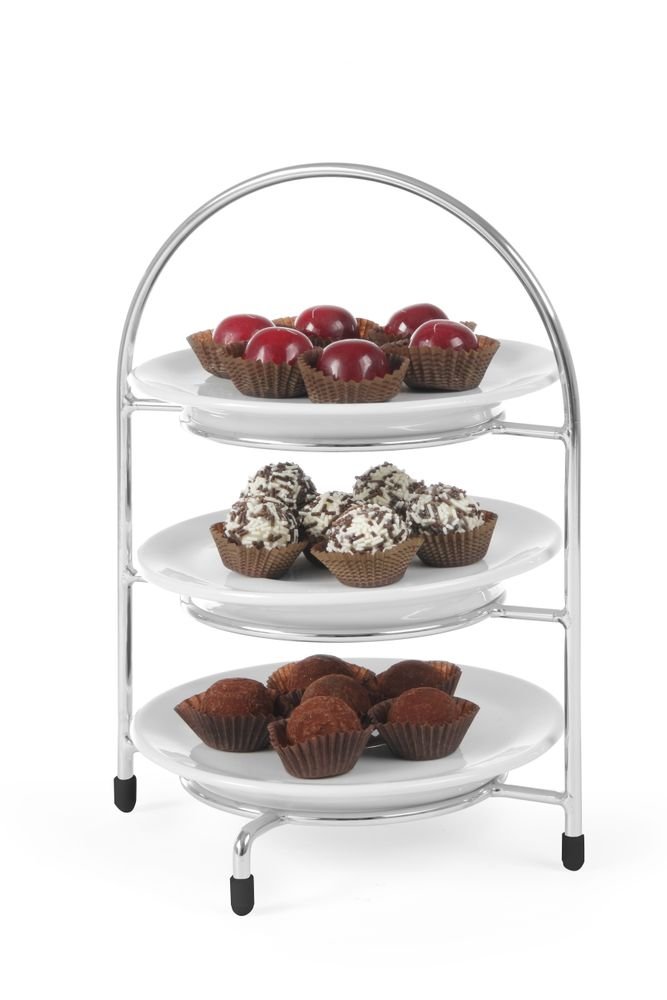 Teller-Etagere, HENDI, geeignet für Teller bis max. Ø 275 mm, 290x290x(H)440mm