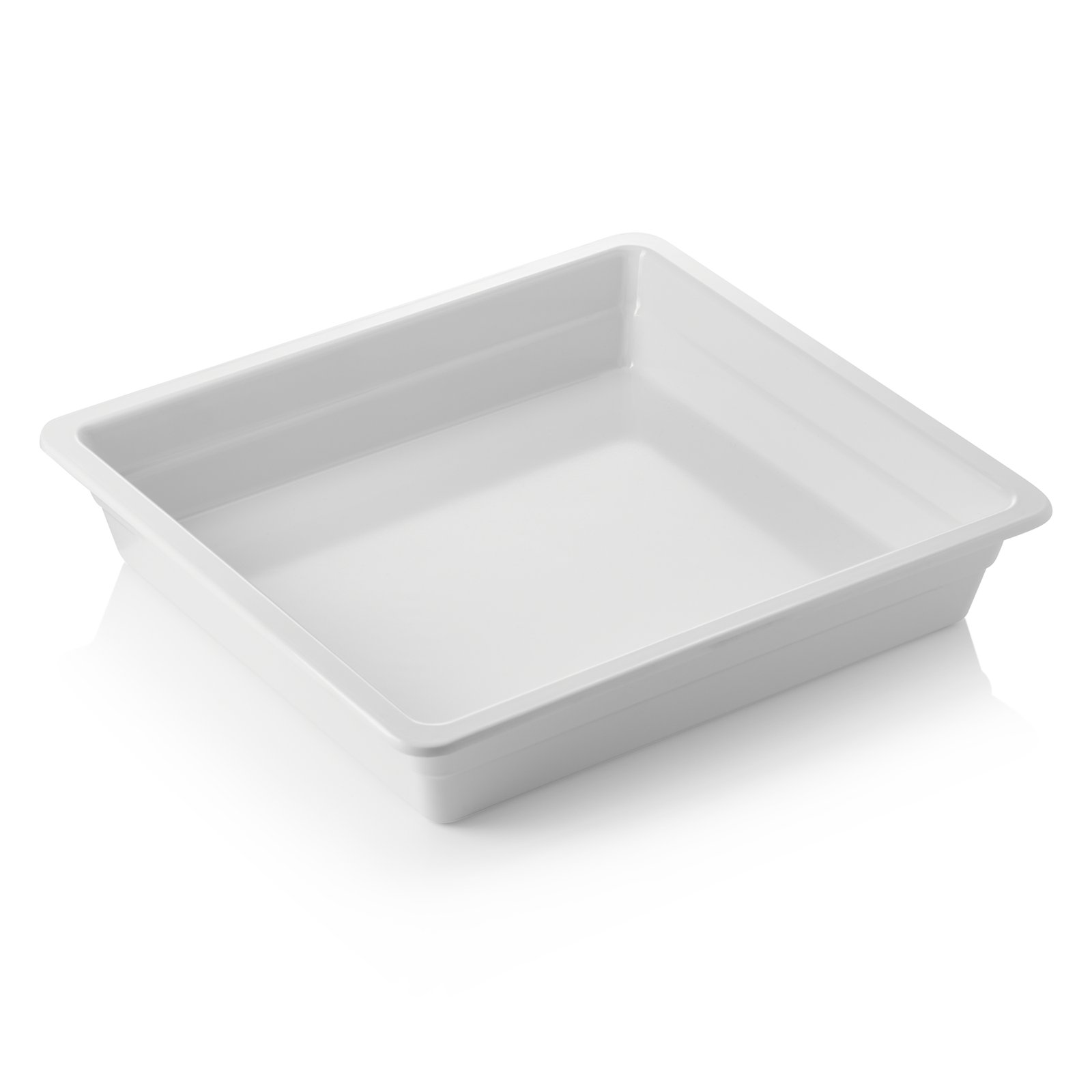 GN Behälter GN 65 WHITE 2/3-065 mm, weiß, Melamin GN Behälter GN 65 WHITE 2/3-065 mm, weiß, Melamin