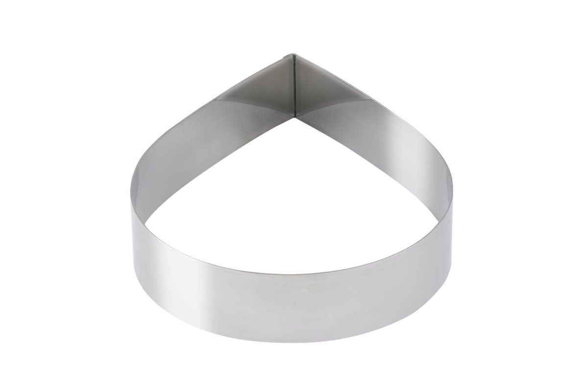 Dessert-/Tortenring "Tropfen" 200 x 50 mm Dessert-/Tortenring "Tropfen" 200 x 50 mm