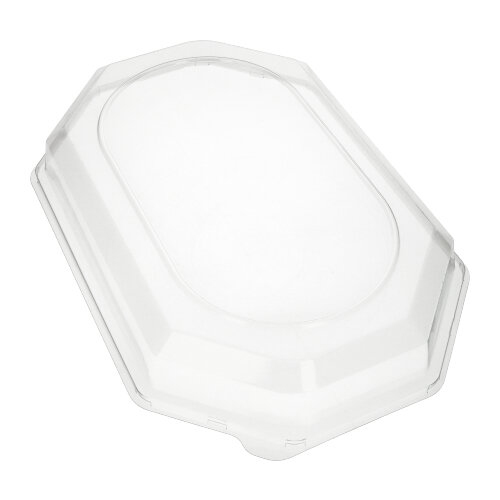 600 Deckel für Servierplatten, PET 6,3 cm x 45 cm x 31,5 cm transparent