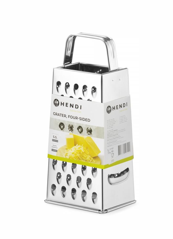 Vierkant-Küchenreibe, HENDI, 90x65x(H)200mm Vierkant-Küchenreibe, HENDI, 90x65x(H)200mm