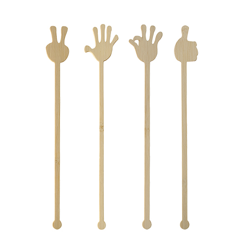 32000 Getränke-Quirle, Bambus "pure" 21 cm "Hands"