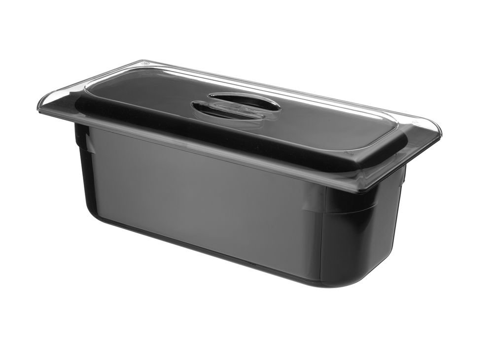 Deckel Polycarbonat für Eiscreme-Behälter, HENDI, 360x250mm